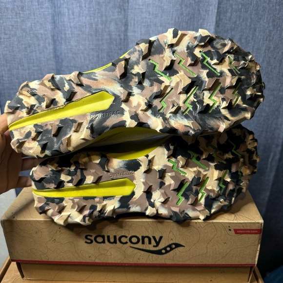 Size 10 - Saucony Peregrine 13 Fog Clay EUC Comes with box S20838-85 - Picture 7 of 8
